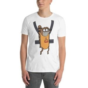 Regular Show Rigby Muscle Mentor Cartoon Fan Unisex T-Shirt